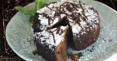 Small choclate cakes with Garam Masala