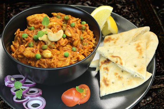 Poulet juteux style Biryani Delhi